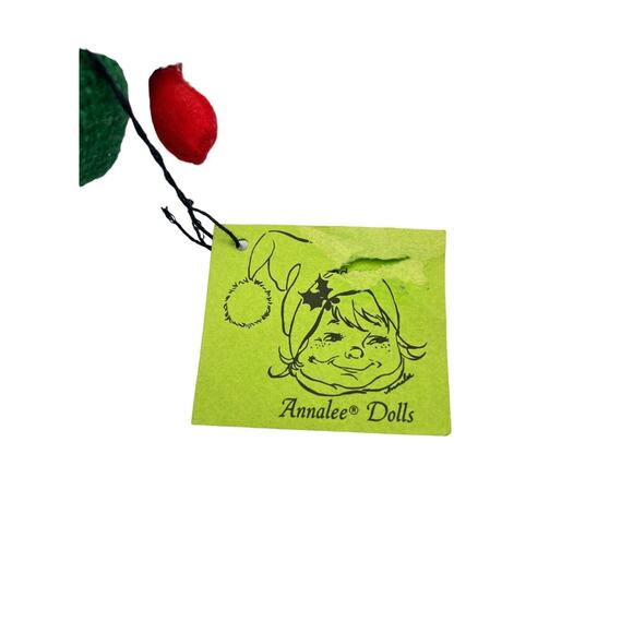 ANNALEE Doll Christmas Mouse Santa Claus w/Toy Burlap Bag w/Tag, Vintage 1965-67 - Picture 8 of 9